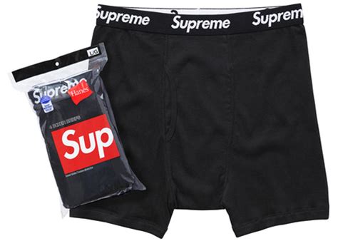 supreme hanes boxer briefs sizing.